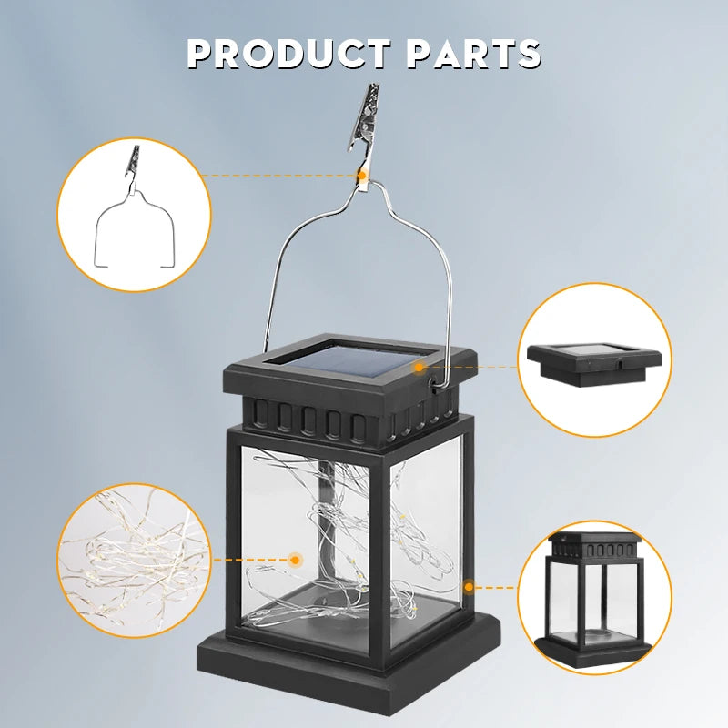 Outdoor Solar LED Lantern Lamp