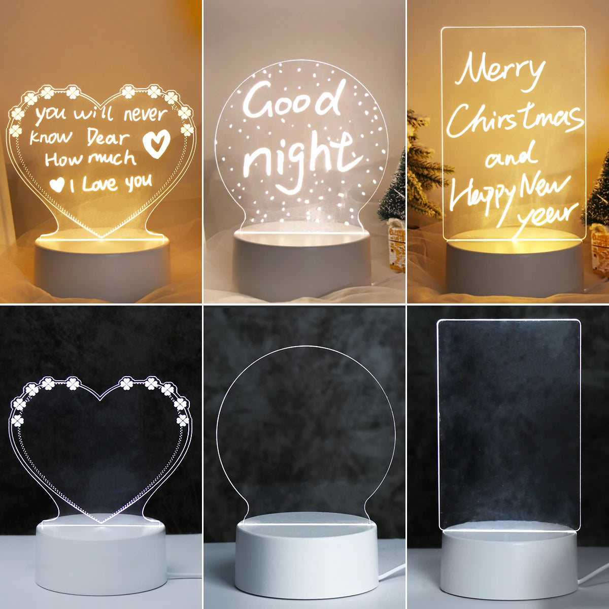 Note Board Creative Led Night Light
