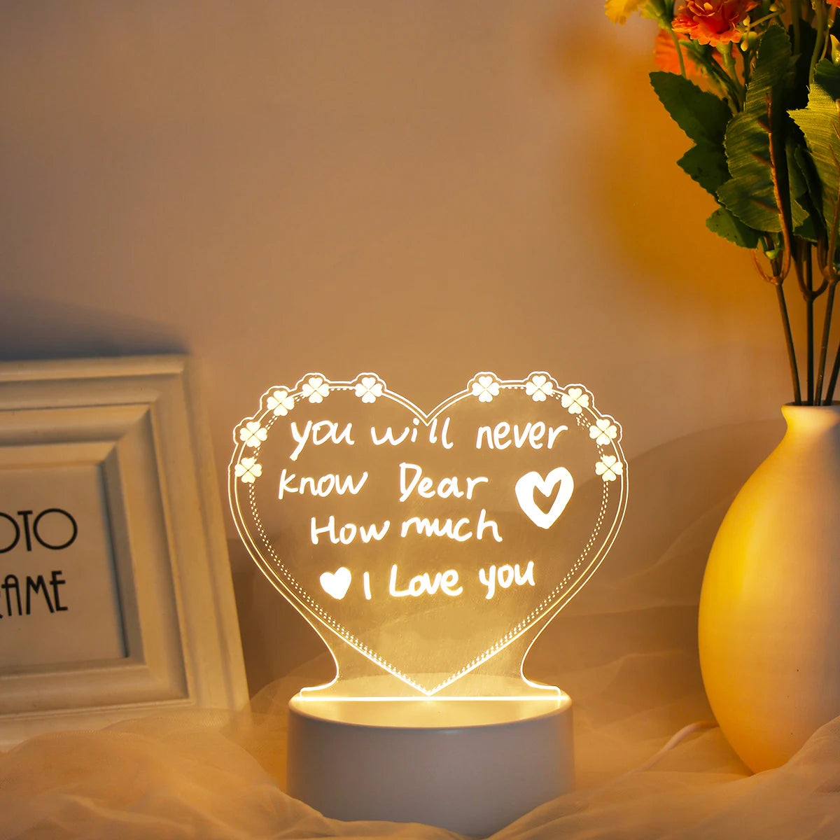Note Board Creative Led Night Light
