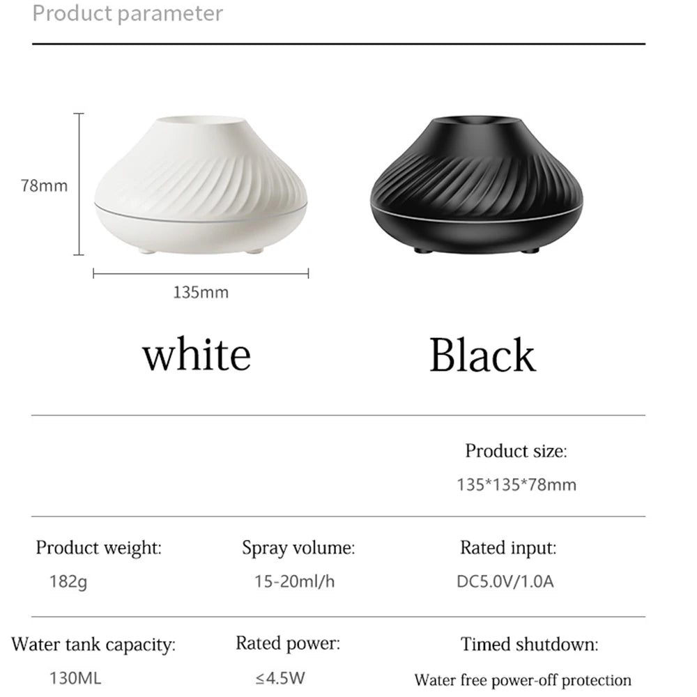 Volcanic LED Flame Aroma Diffuser