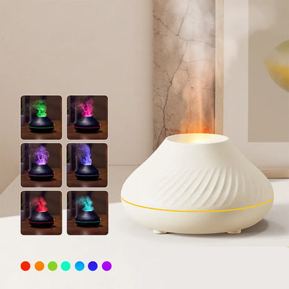 Volcanic LED Flame Aroma Diffuser